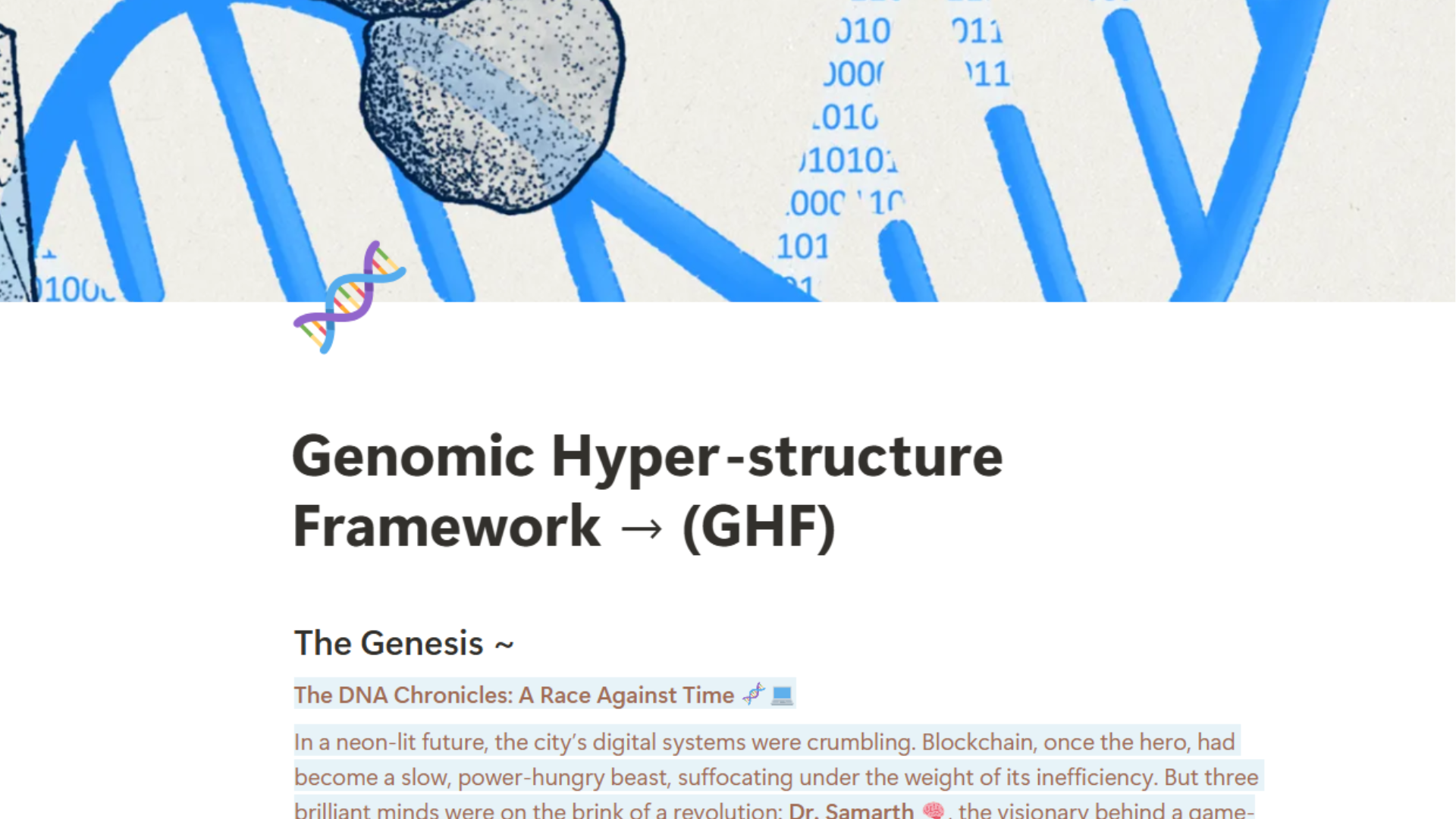 Genomic Hyperstructure Framework
